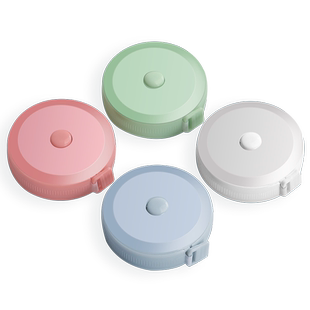 小卷尺迷你皮尺软尺子米尺多功能高精度2m米可爱量三围腰围胸围量衣布尺家用服装专用裁缝随身婴儿宝宝量身高