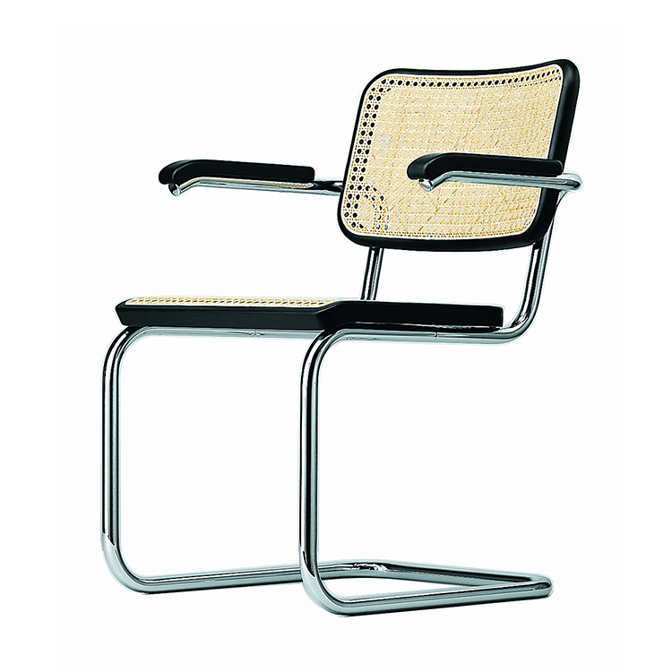 Thonet S 64 V Armchair by Marcel Breuer 扶手椅 藤椅 餐椅