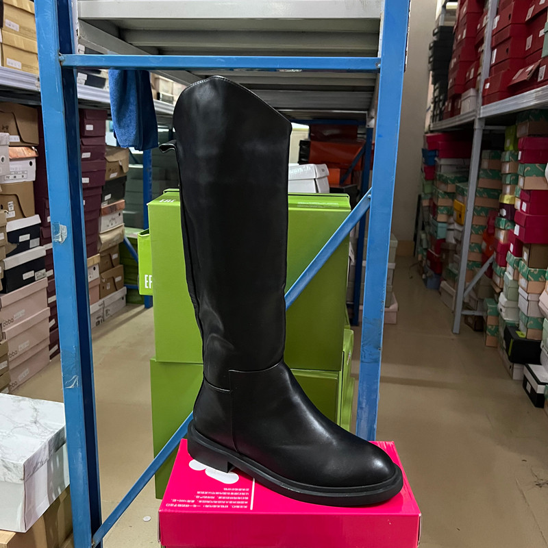 英伦风复古时尚女鞋圆头低跟侧拉链长筒靴女冬季切尔西靴,女鞋,切尔西靴,淘宝优惠券,粉丝福利购,淘宝优惠卷