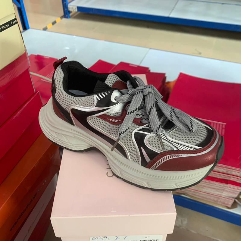 原单女鞋厚底老爹鞋女新款增高休闲运动鞋软底女潮鞋