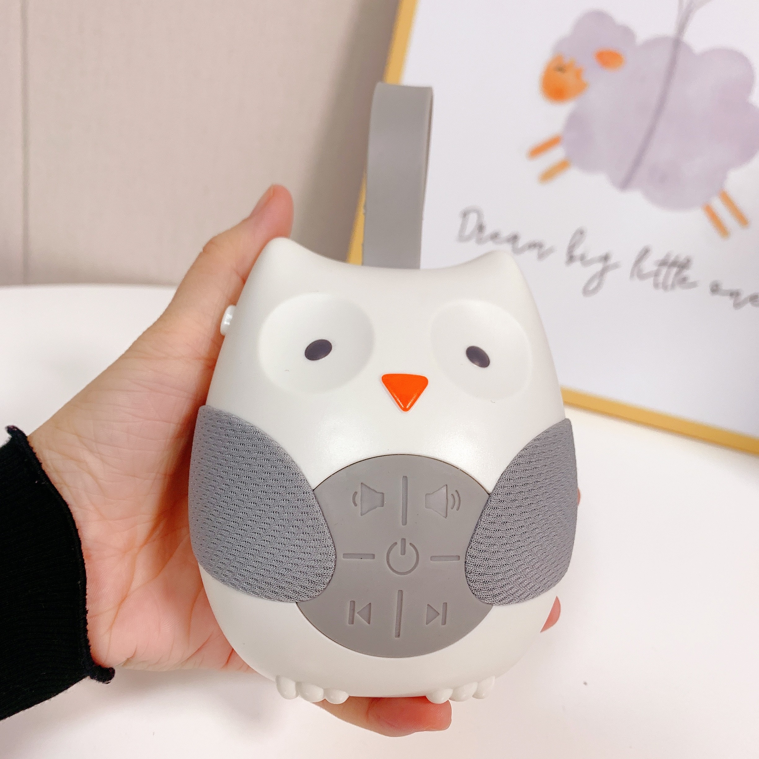 新生儿噪音早教猫头鹰玩具