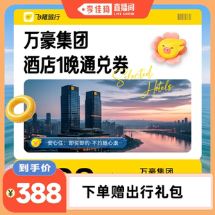 万豪集团酒店1晚通兑券 李佳琦直播间百货节