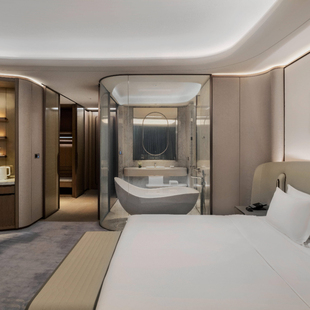 【家庭出行】广州洲至奢选酒店江景房1晚+当晚3人中餐晚餐