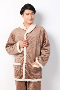 睡衣情侣冬季加厚加绒冬装睡衣女秋冬法兰绒韩版家居服保暖套装男