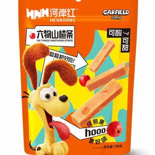 河岸红六物山楂条108g独立包装零添加网红休闲零食山楂糕