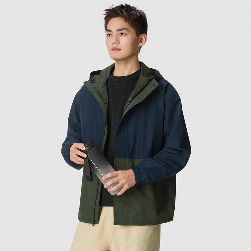 正品Timberland添柏岚拼接撞色男运动休闲单薄冲锋衣外套A2843AY0