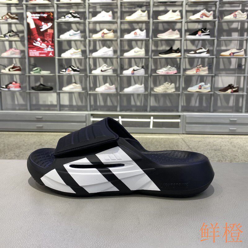 正品阿迪达斯ADIDAS透气运动拖鞋