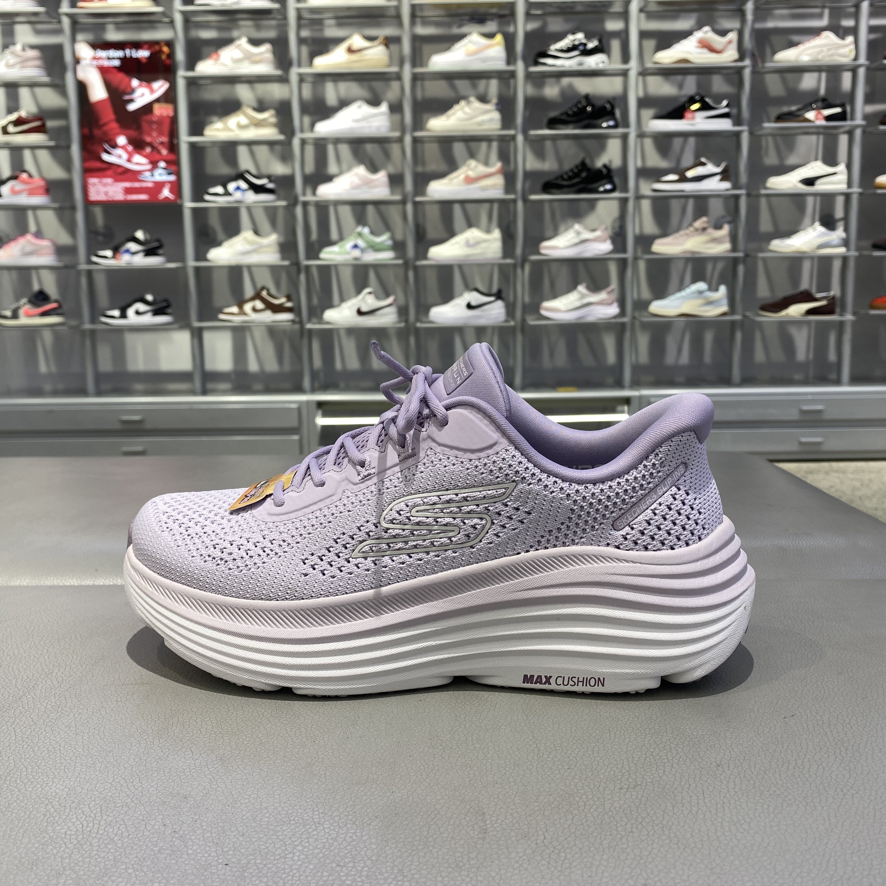 鲜橙正品斯凯奇Skechers女款透气健身训练情侣款运动休闲跑步鞋