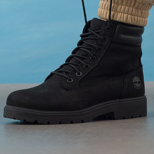 正品Timberland添柏岚男款新款简约拼接百搭休闲高帮靴A43CGW05