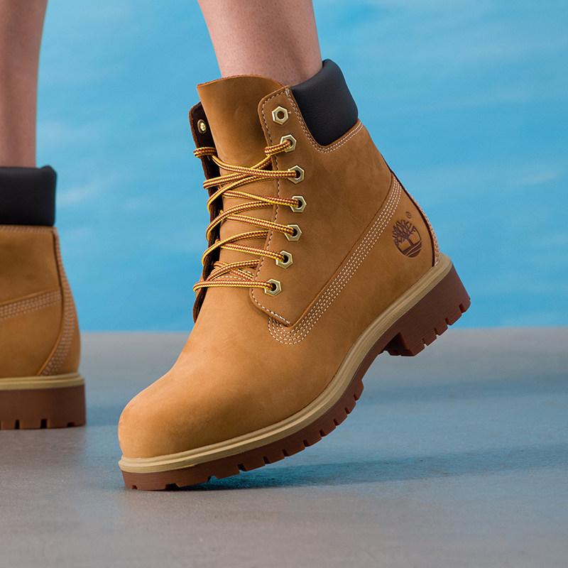 秋新款正品Timberland添柏岚男6英寸黄靴休闲高帮马丁靴A6CH6754