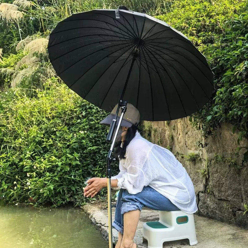 户外通用伞支架遮阳可携式钓鱼伞遮阳支撑伸缩杆摆摊雨伞固定配件