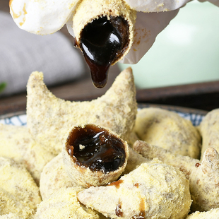 红糖姜汁羊角蜜月亮果糖角子淮北特产大豆玉米粉老式传统散装点心