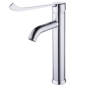 黄铜加成手柄冷热面盆龙头高台上盆单冷水龙头医实验室专用