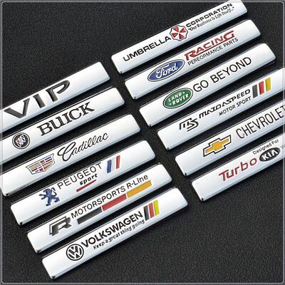 改装车标金属立体车贴标