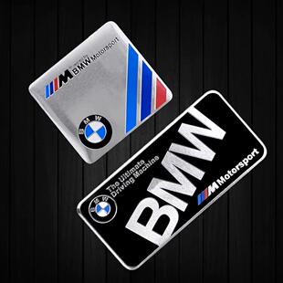 适用于宝马3系320li5系525li1系X1个性X3X5侧标X6M装饰车标改装贴