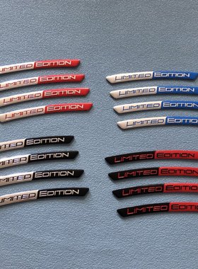 LIMITED EDITION限量版改装轮毂装饰贴车标轮毂贴钢圈贴标轮眉贴