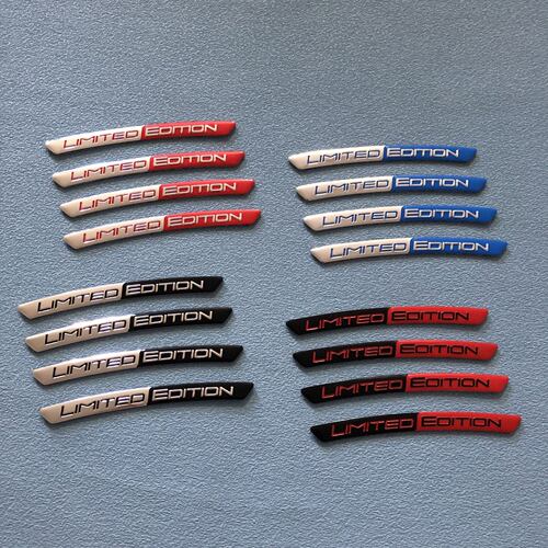 LIMITED EDITION限量版改装轮毂装饰贴车标轮毂贴钢圈贴标轮眉贴