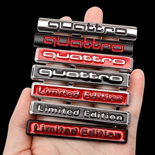 奥迪四驱quattro尾标侧标