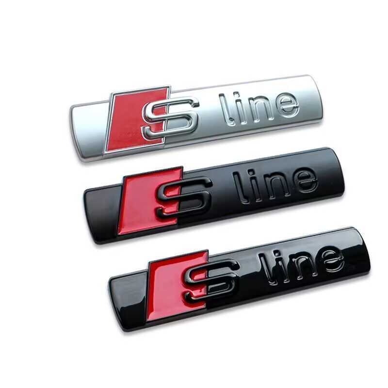 奥迪叶子板Sline侧标运动车标贴