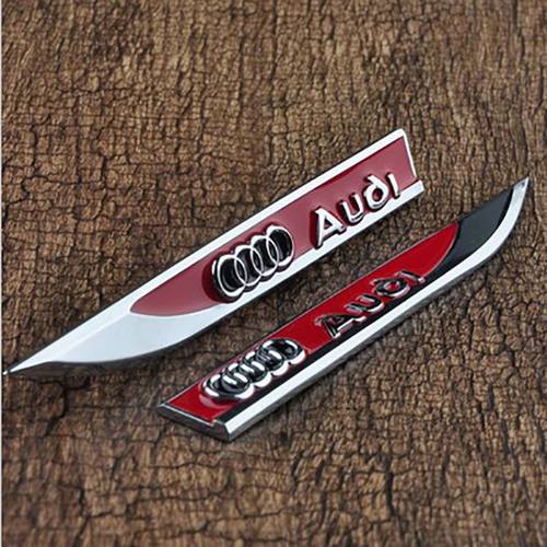 奥迪车载叶子板金属贴标