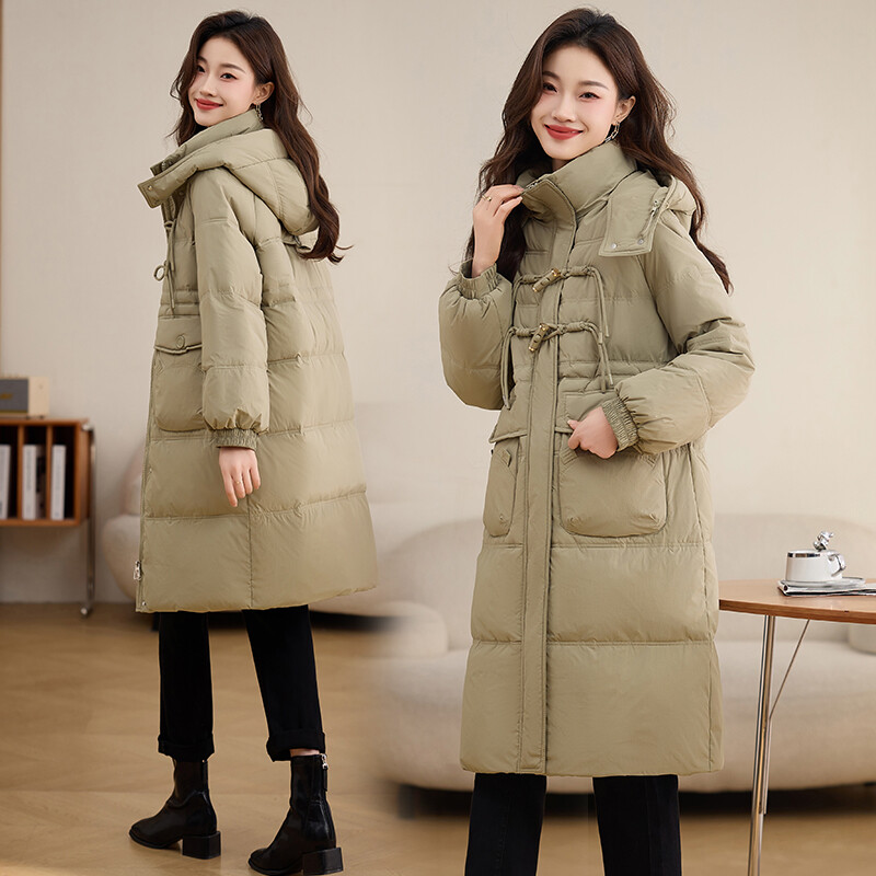 羽绒服女2023年新款时尚气质长款保暖外套