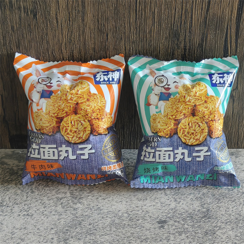 东神拉面丸子烧烤味牛肉味干脆面丸子面散称干脆点心面零食小吃图片