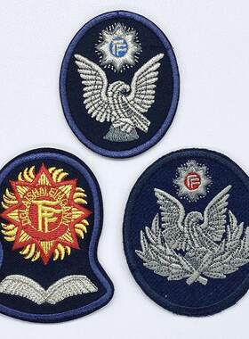 爱尔兰空军徽章刺绣章士气章臂章军旅风衣服外套帽子背包布贴补丁