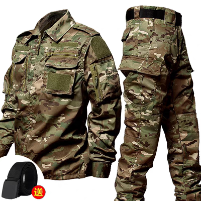 夏季CP战术迷彩服套装男军迷教官服MultiCam多地形迷彩服轻薄透气