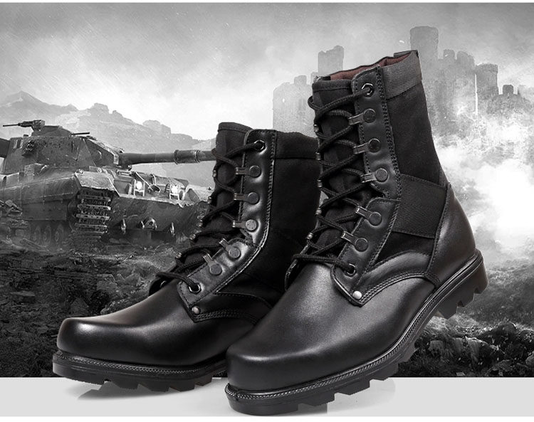Bottes militaires pour homme - Ref 1400996 Image 1