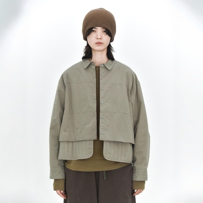 复古个性夹棉保暖宽松外套棉衣女