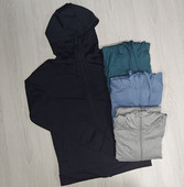 春秋新款 全拉链 健身外套男速干弹力休闲上衣户外跑步训练连帽开衫