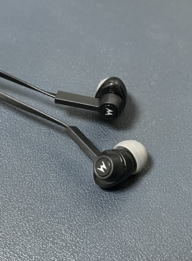 Moto/摩托罗拉原装3.5mm耳机 jbl联名款面条线入耳式线控带麦L20c