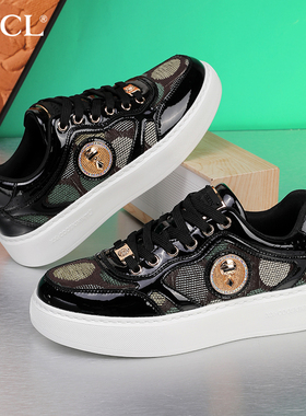 酷奇正品板鞋男鞋2025夏季新款品牌防滑轻奢欧洲站休闲运动鞋潮鞋