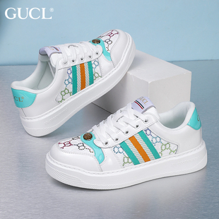 酷奇正品板鞋女鞋2025夏季新款品牌轻奢欧洲站休闲运动小白鞋潮鞋