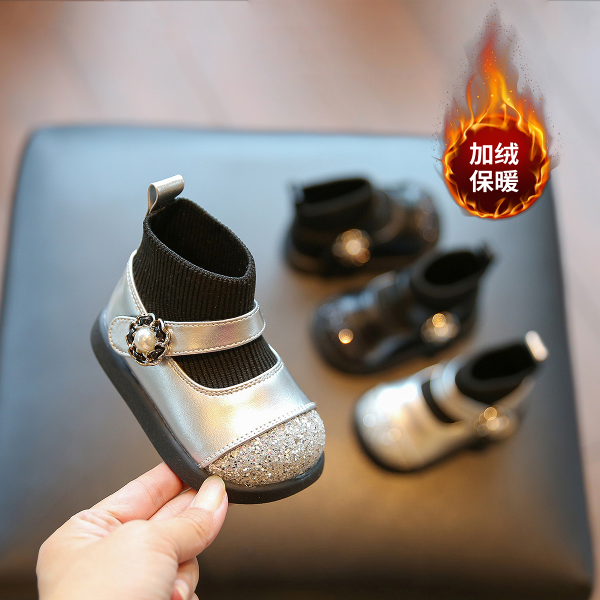 小童女宝宝公主鞋秋季新款学步鞋