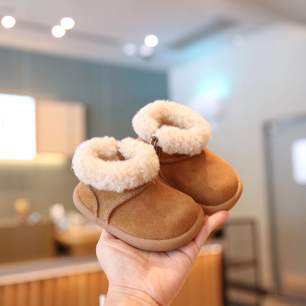 小步点婴儿棉鞋加绒保暖冬季男宝宝学步鞋女宝雪地靴防滑儿童鞋子,童鞋/婴儿鞋/亲子鞋,学步鞋,淘宝优惠券,粉丝福利购,淘宝优惠卷