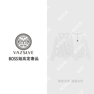 上衣 捡漏重工明线T恤2025休闲个性 全新奢品 68235 VAZSLVE