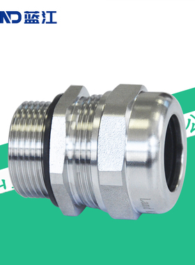 蓝江G牙不锈钢电缆接头DN管螺纹防水密封葛兰头Exe增安防爆格兰头