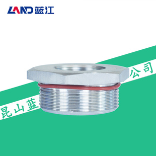 蓝江LAND 304不锈钢缩径环M牙金属变径环转接头防爆减径环补芯Ex