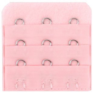 中三排扣加长内衣扣配件背心乳罩背3排文胸延长宽1.5cm挂钩节接头