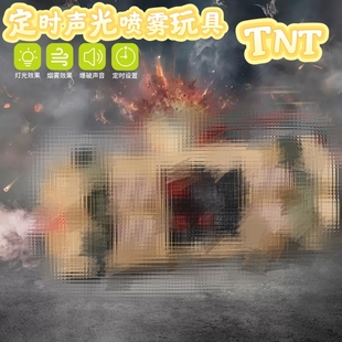 整蛊搞怪定时烟雾弹定时炸模型亲子互动仿真地雷玩具科教手榴模型
