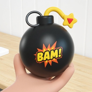 儿童定时烟雾炸弹整蛊搞怪整人仿真地雷声光手榴弹科教模型道具