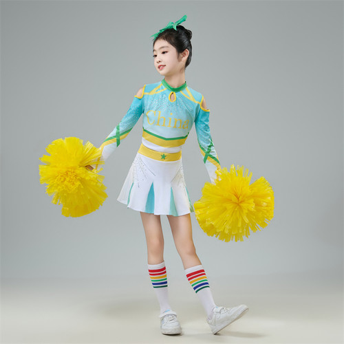 儿童啦啦队比赛演出服