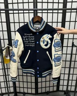 美式复古刺绣棒球服男女秋冬潮牌夹克小懒1978情侣款高街vibe外套