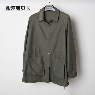 鑫娅丽贝卡OL中长款衬衫外套