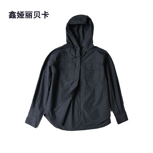 丽贝卡MR25025 夏季新款薄款 透气防晒速干棉 时尚口袋外套女上衣