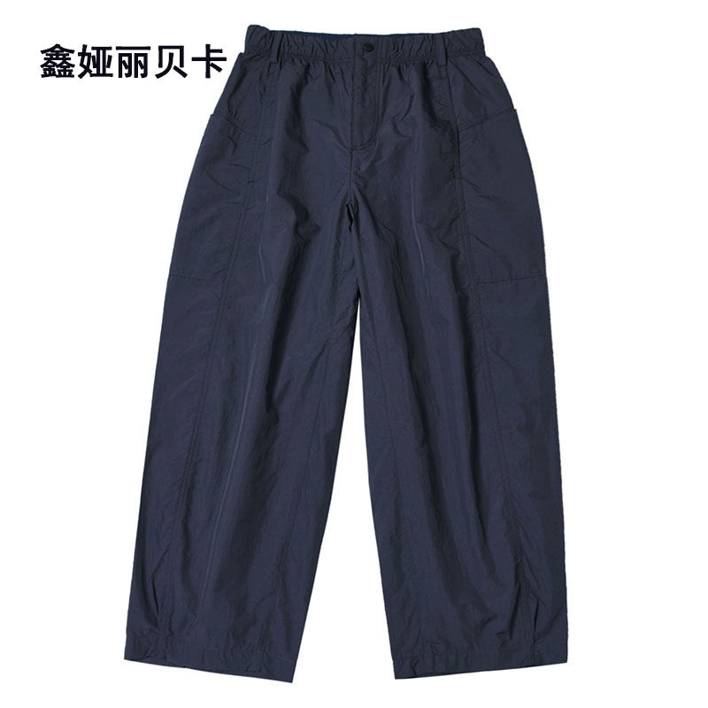 鑫娅丽贝卡23135 夏季薄款高腰速干透气时尚舒适气球裤九分裤女裤