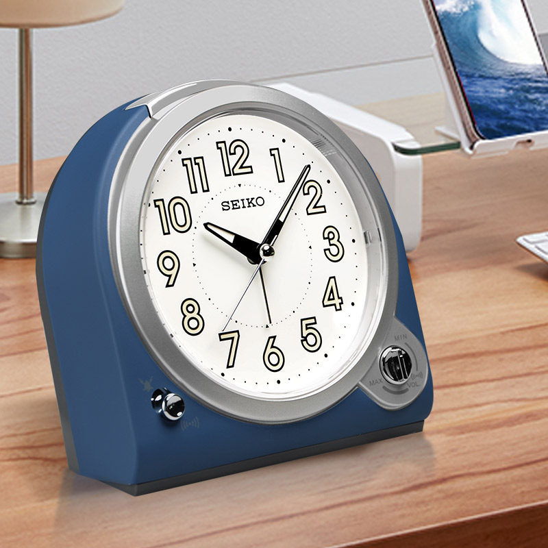 세이코 일본 세이코 시계 조절 가능한 볼륨 옵션 알람 축광 스누즈 학생 침실 머리맡 알람 시계