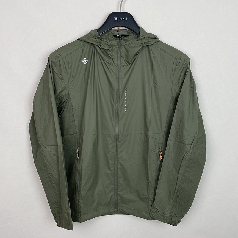 探路者防晒衣男 24春夏款户外透气防泼水UPF50+皮肤衣TAZZCM81311