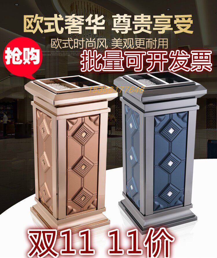大理石侧开口垃圾桶特价